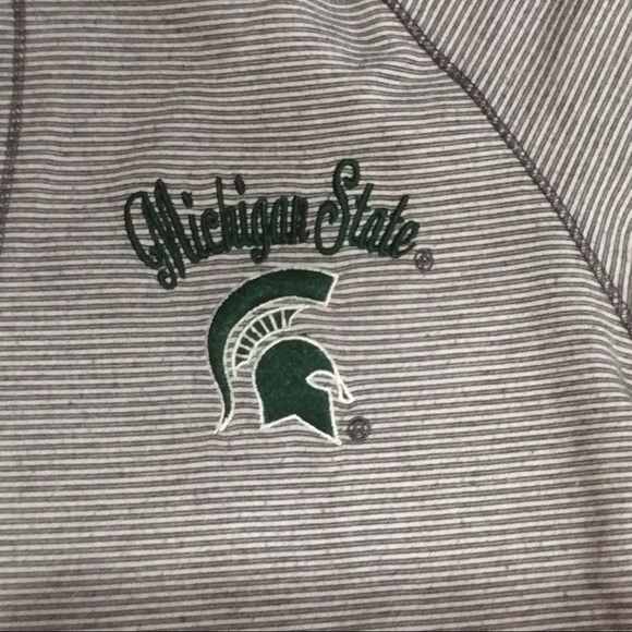 Colosseum Michigan State Embroidered Sweatshirt - Picture 3 of 7